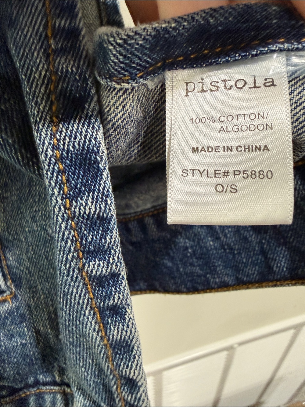 π€ Pistola Oversized Denim Vest β Cape Sleeve, One Size π€ - Picture 3 of 10